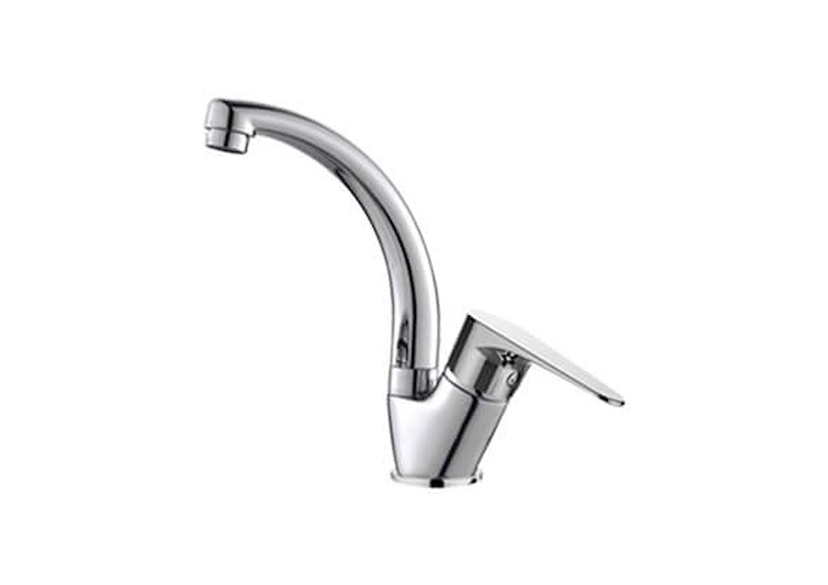 Vega Kısa Kuğu Lavabo Armatürü BT.VG1508