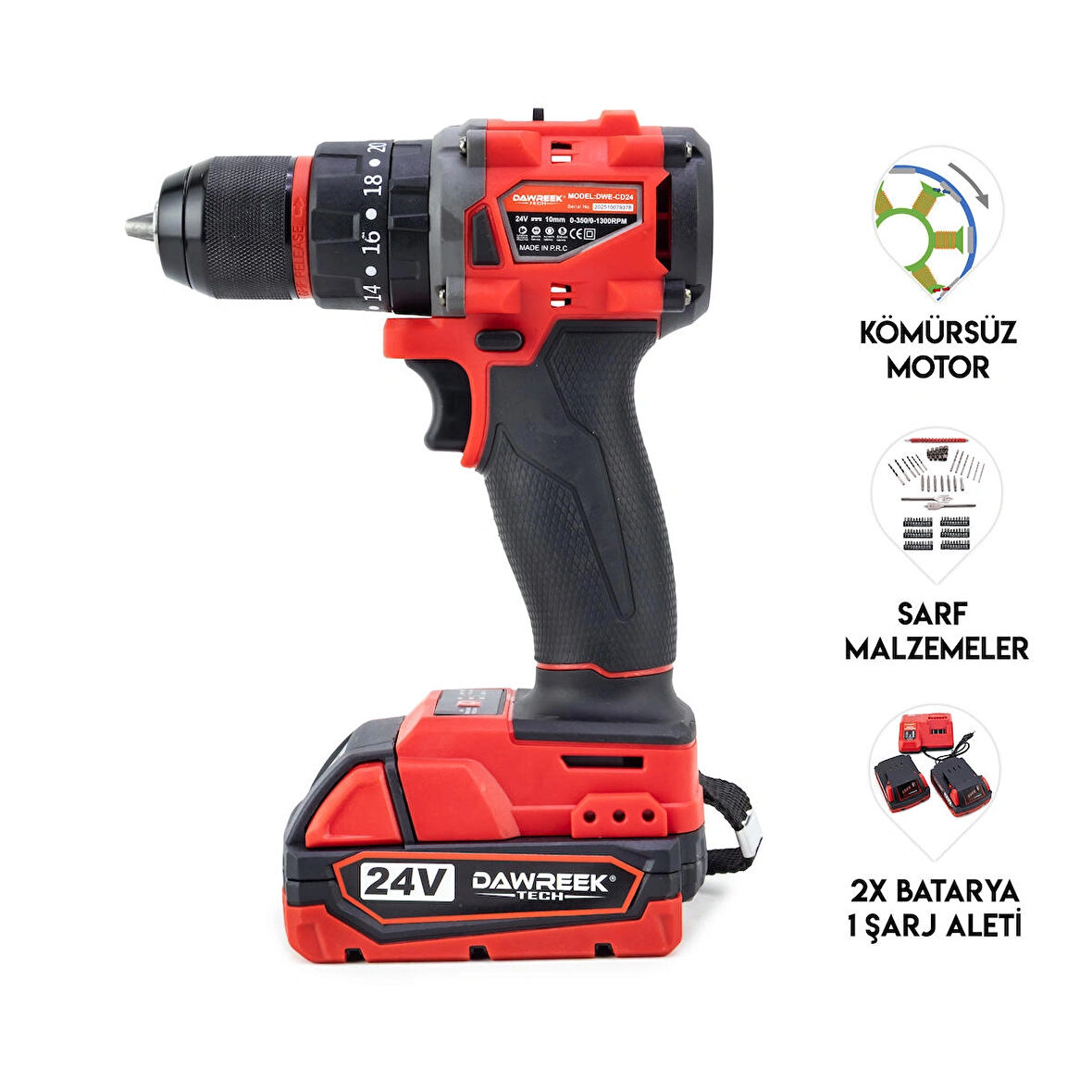 Akülü Vidalama MW24R