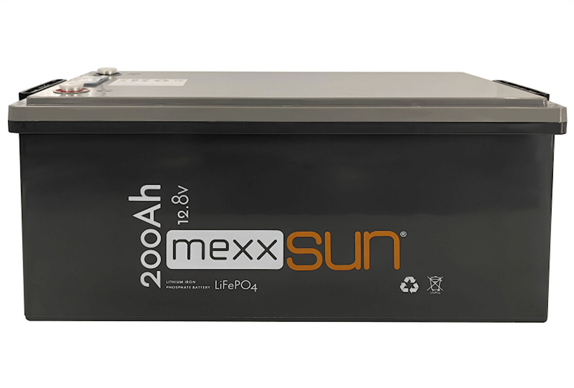 MEXXSUN Lityum Akü 12,8V 200Ah (LiFePo4) 2560Wh