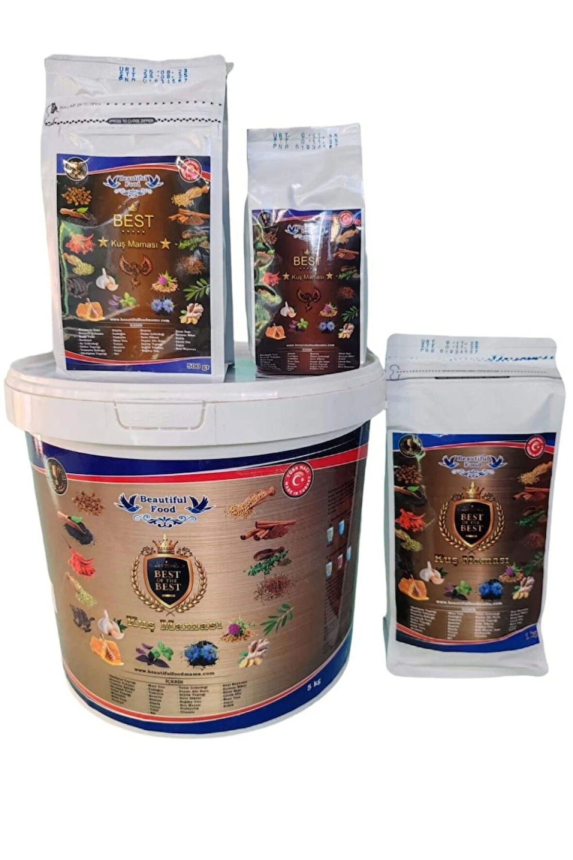BEST 5 KG(KOVA) Beautiful Food Kuş Maması