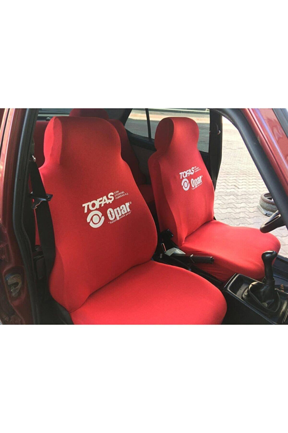 PENYE Tofaş OPAR  BASKI Kırmızı Servis Kılıfı