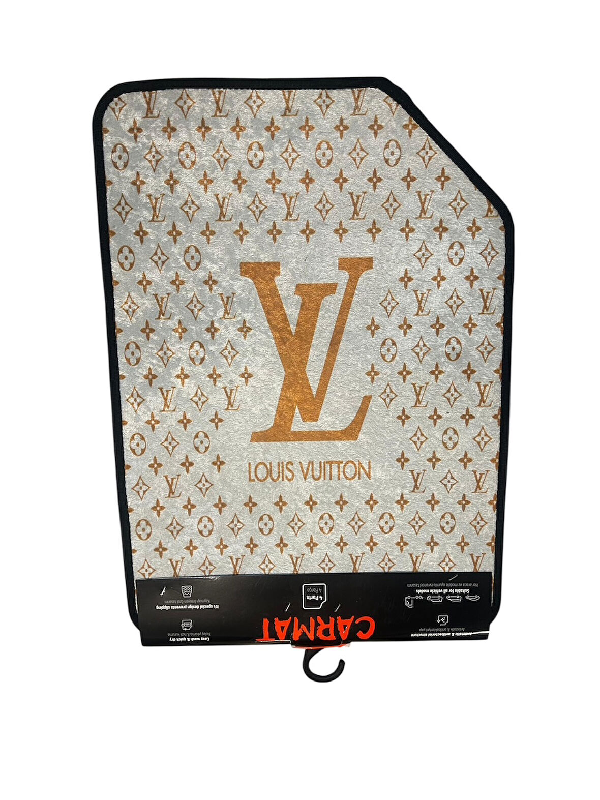 Universal LV BEYAZ SARI Dekor Paspas Kaydırmaz Taban Yıkanabİlir