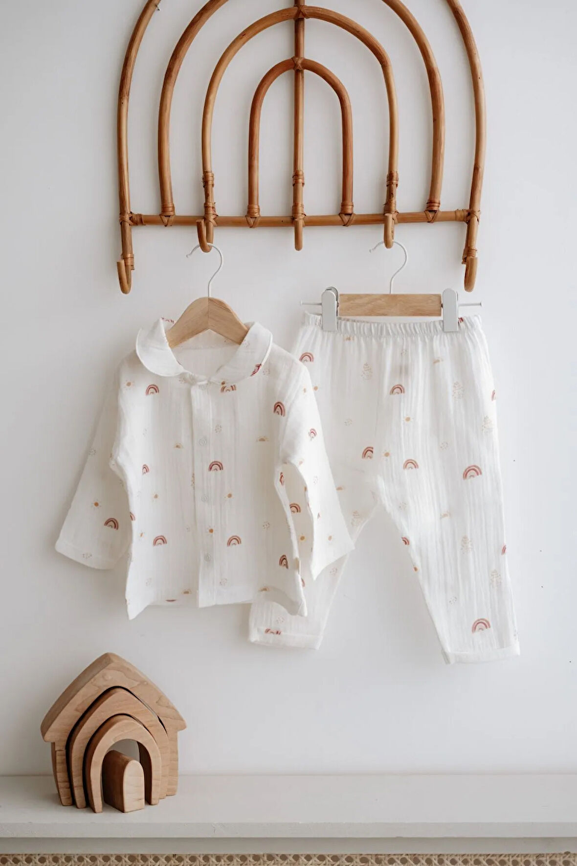 Müslin Pijama Takımı  | Boho Rainbow