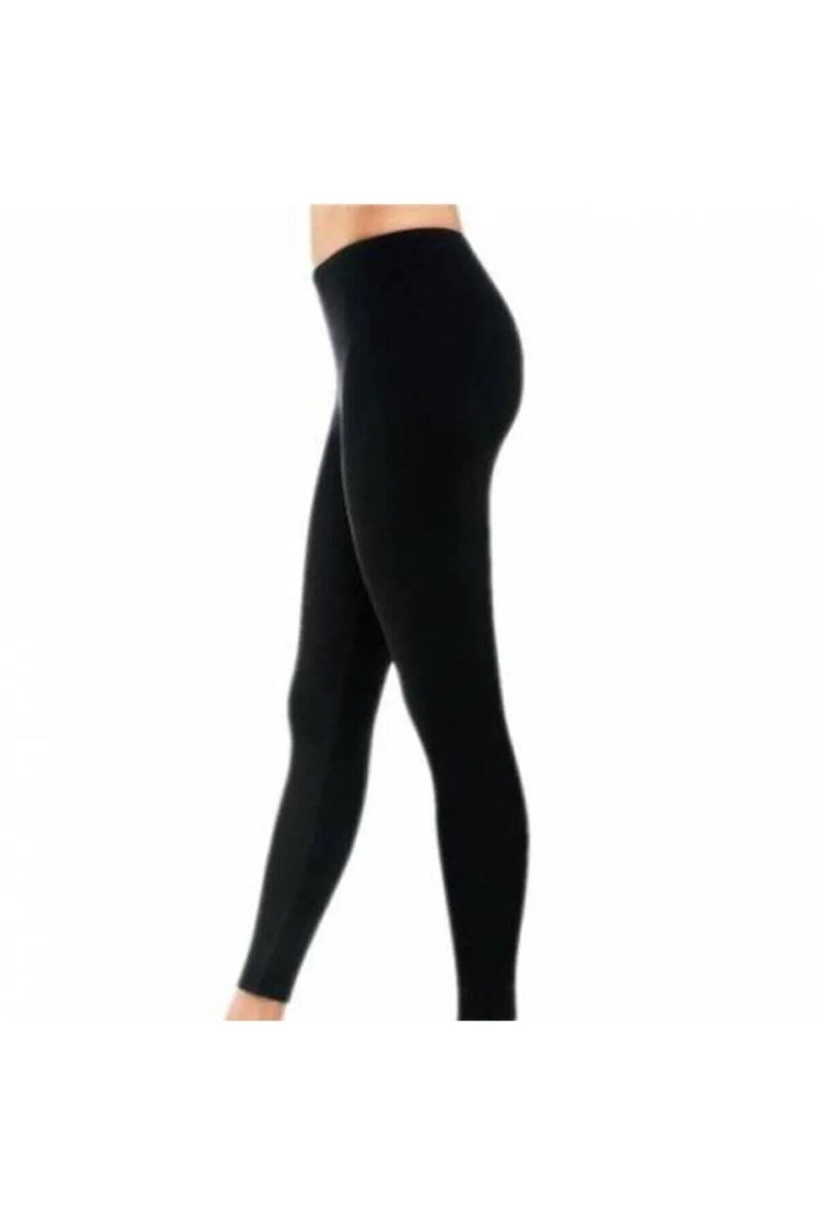 Kadın Siyah Kışlık Termal Tayt