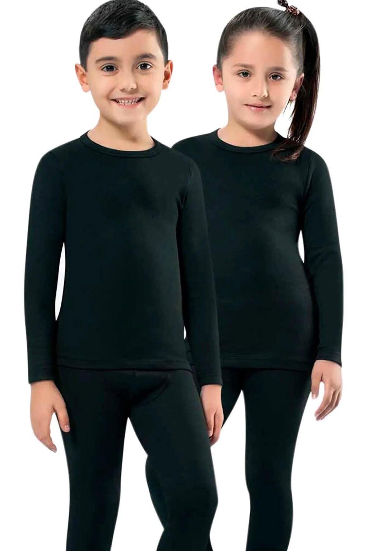 Unisex Çocuk Siyah Termal Body Mkt2005