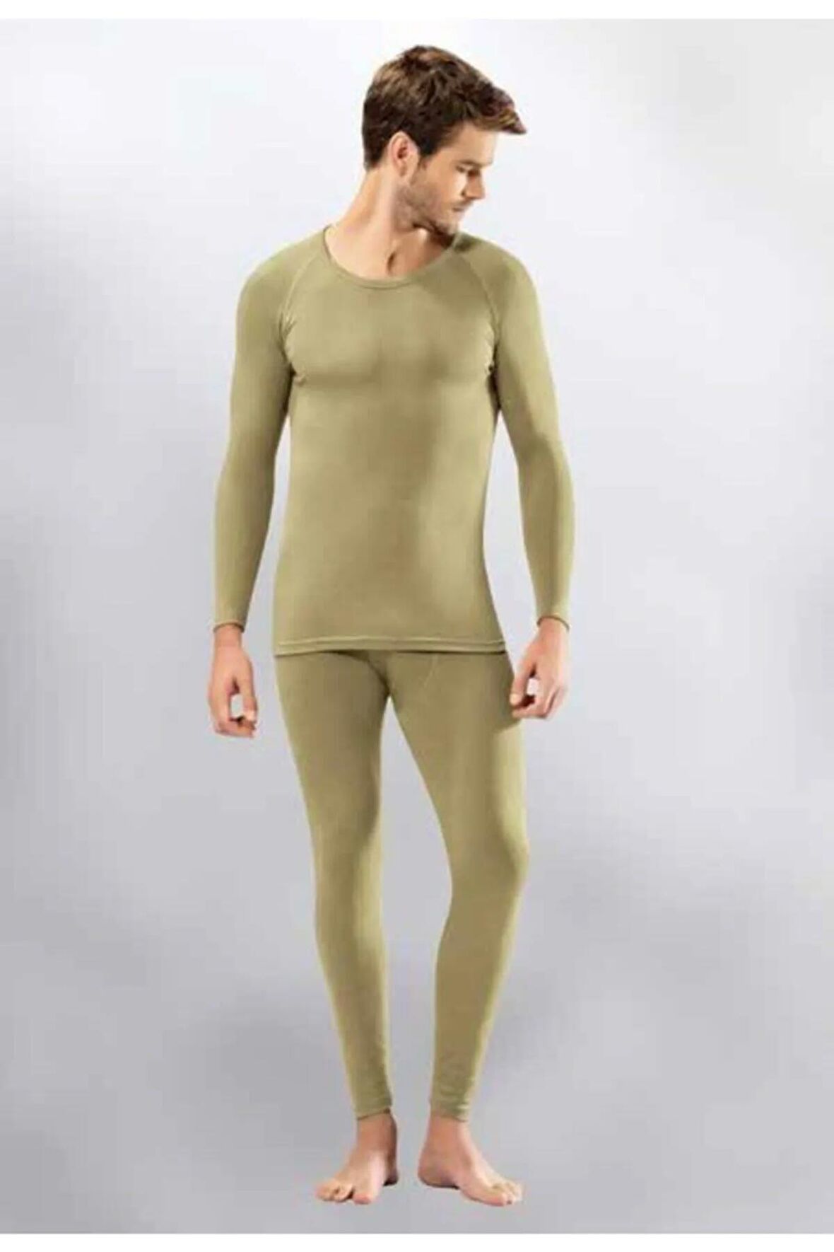 Erkek Haki Termal Takım