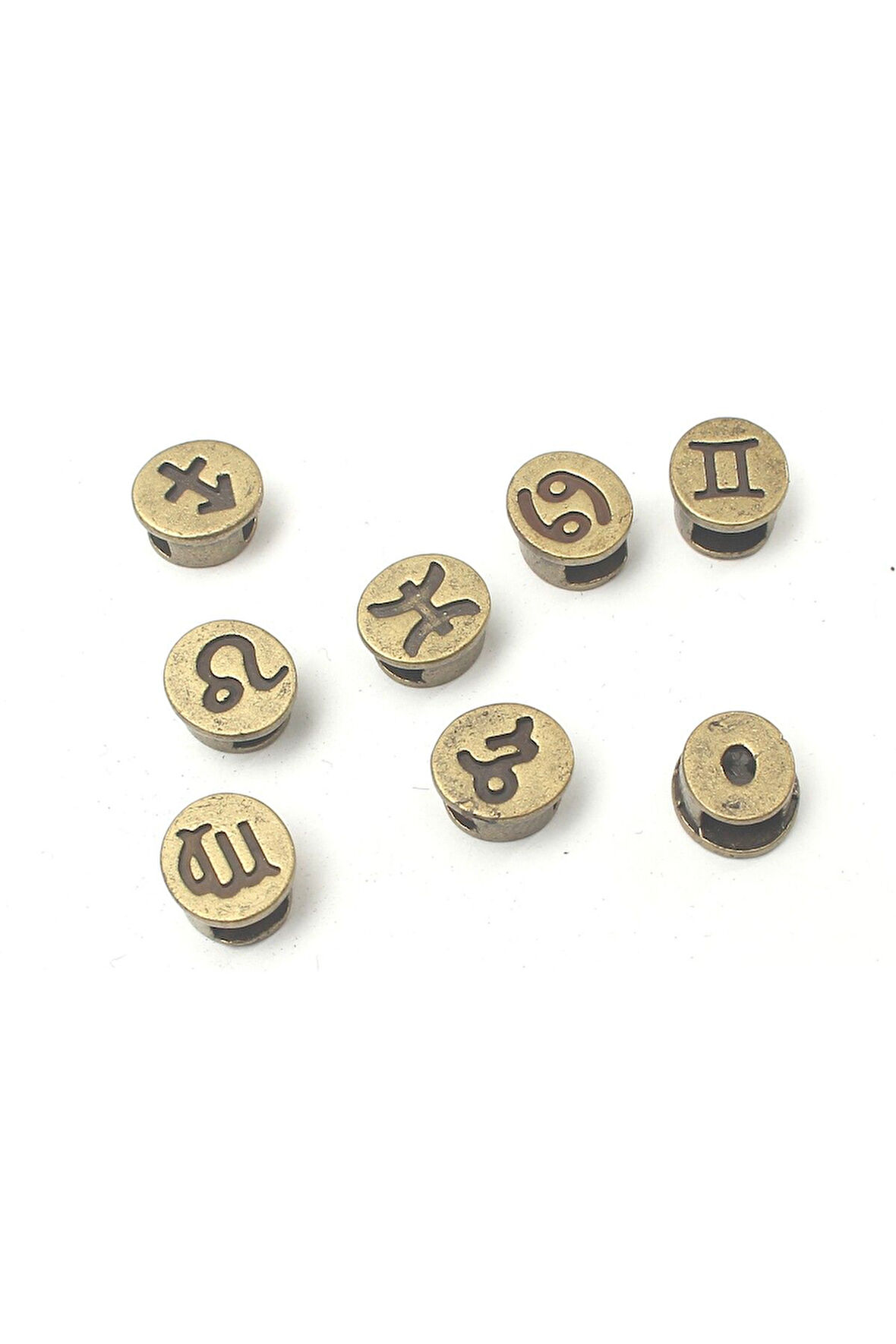 3X6 MM BURÇ- GEZEGEN- MİTOLOJİK DESENLİ YUVARLAK BİLEKLİK KÖPRÜ APARATI (100 GRAM)