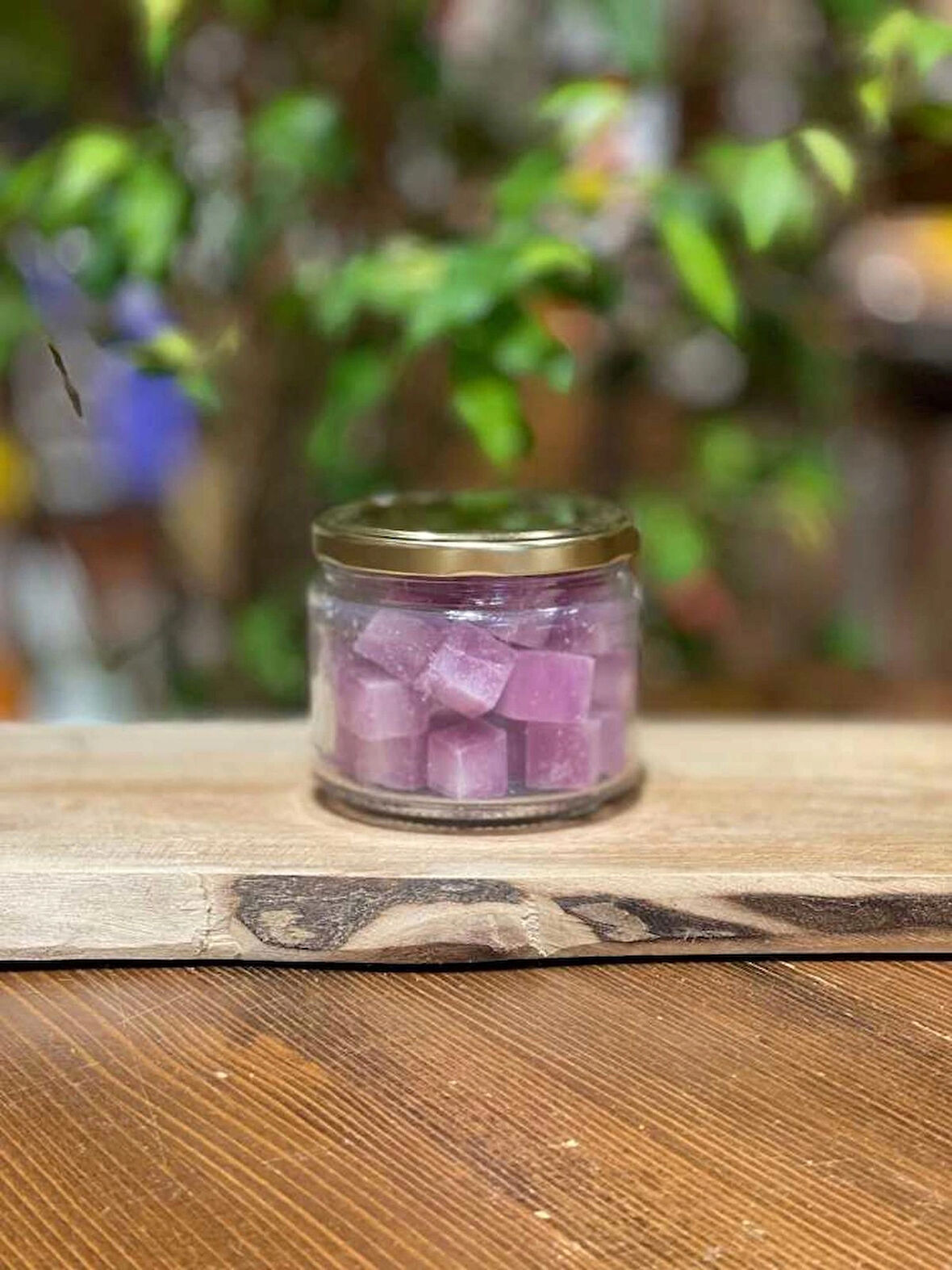 BAMBUMUM AROMATERAPİ KÜP KESİM KOKULU BUHARDANLIK MUMU