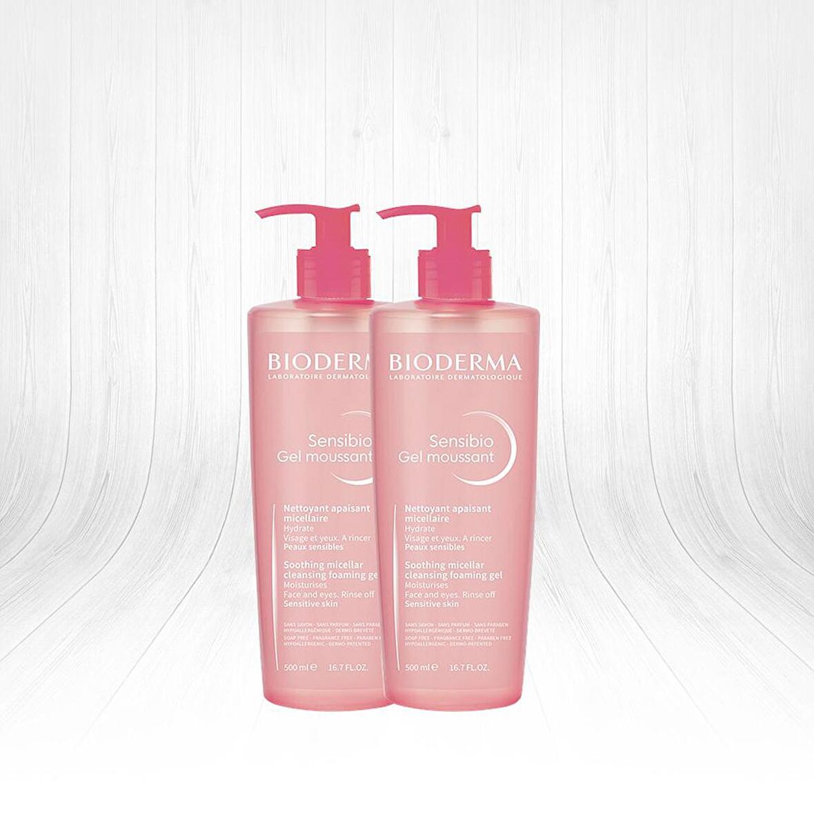 Bioderma Sensibio Foaming Yüz Temizleme Jeli 500 ml 2 Adet