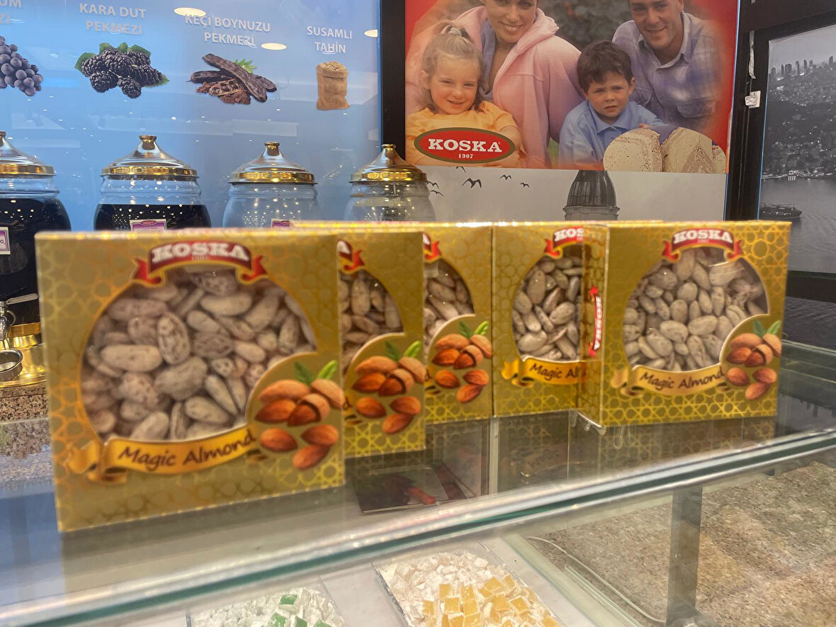 KOSKA ÇİFTTE KAVRULMUŞ BADEM ŞEKERİ 175 GR KOLİ 24 ADET