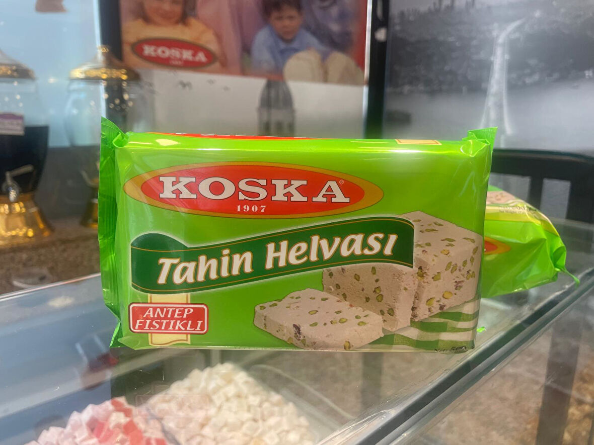 KOSKA PAKET FISTIKLI HELVA 500 GR KOLİ 12 ADET