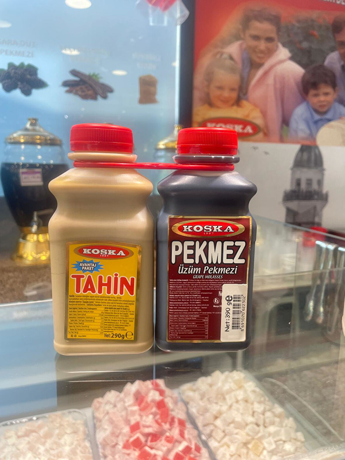 KOSKA 2 Lİ TAHİN PEKMEZ KOLİ 12 ADET