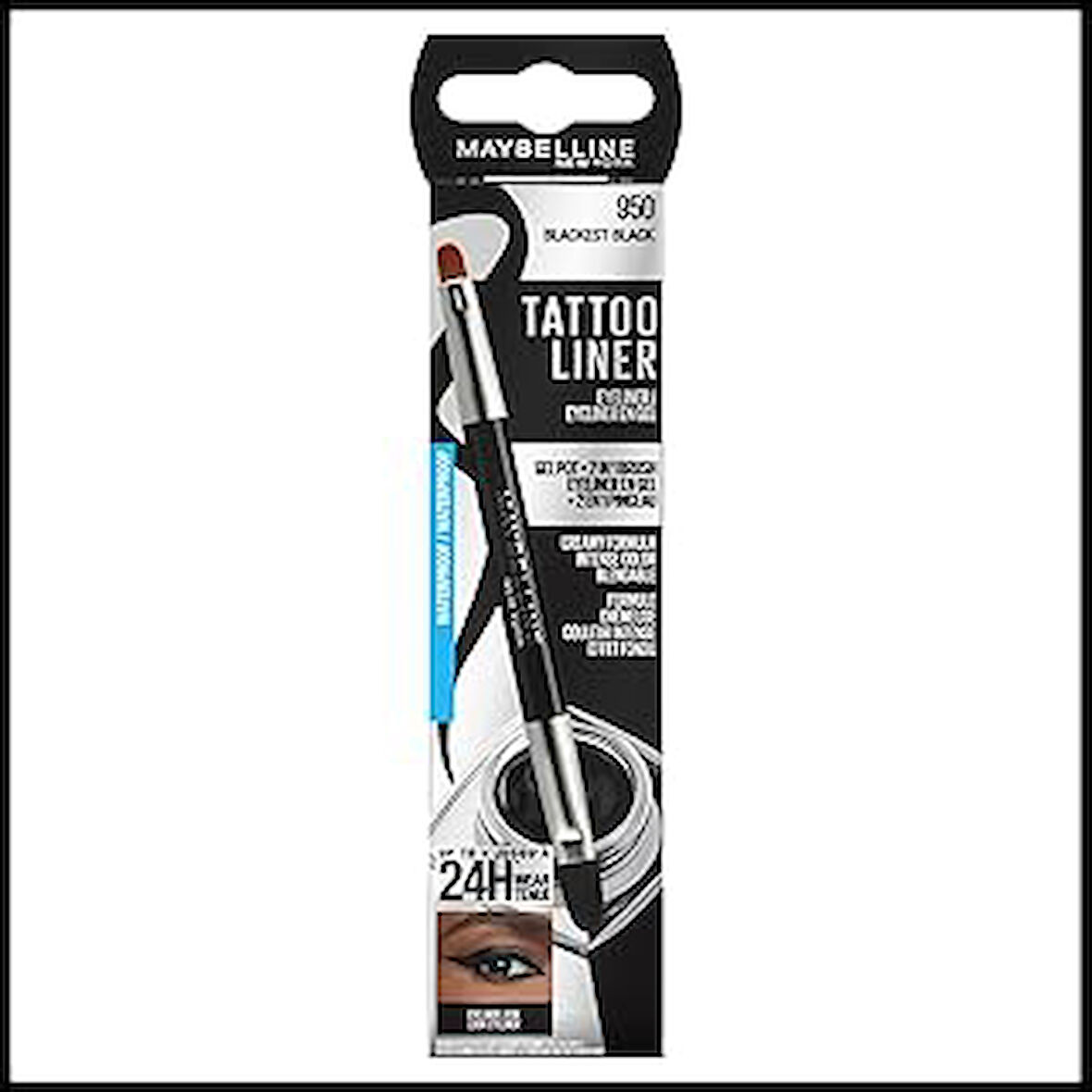 New York Tattoo Liner Gel Pot Eyeliner- Siyah