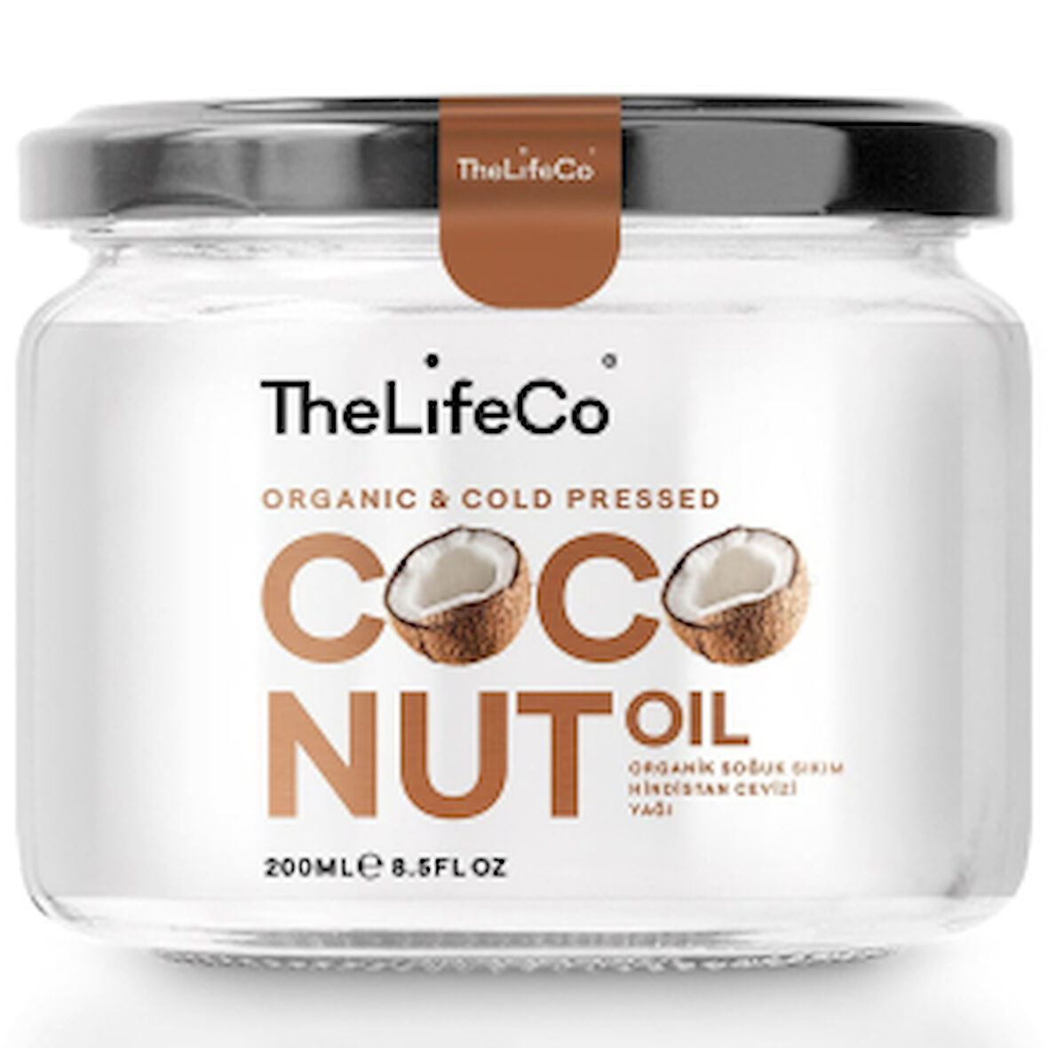 The Lifeco Organik Hindistan Cevizi Yağı 200ml