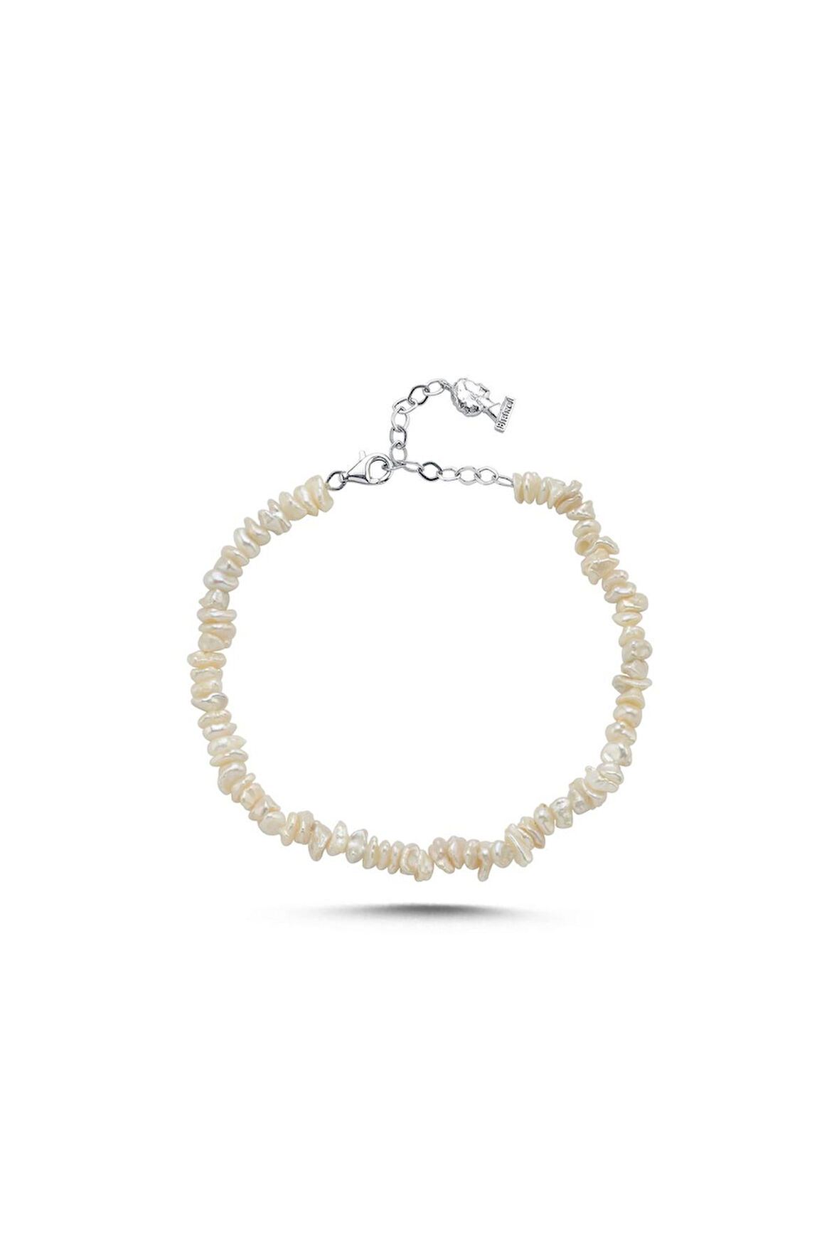 925 Ayar Gümüş Bahreyn İnci Bileklik 5 mm