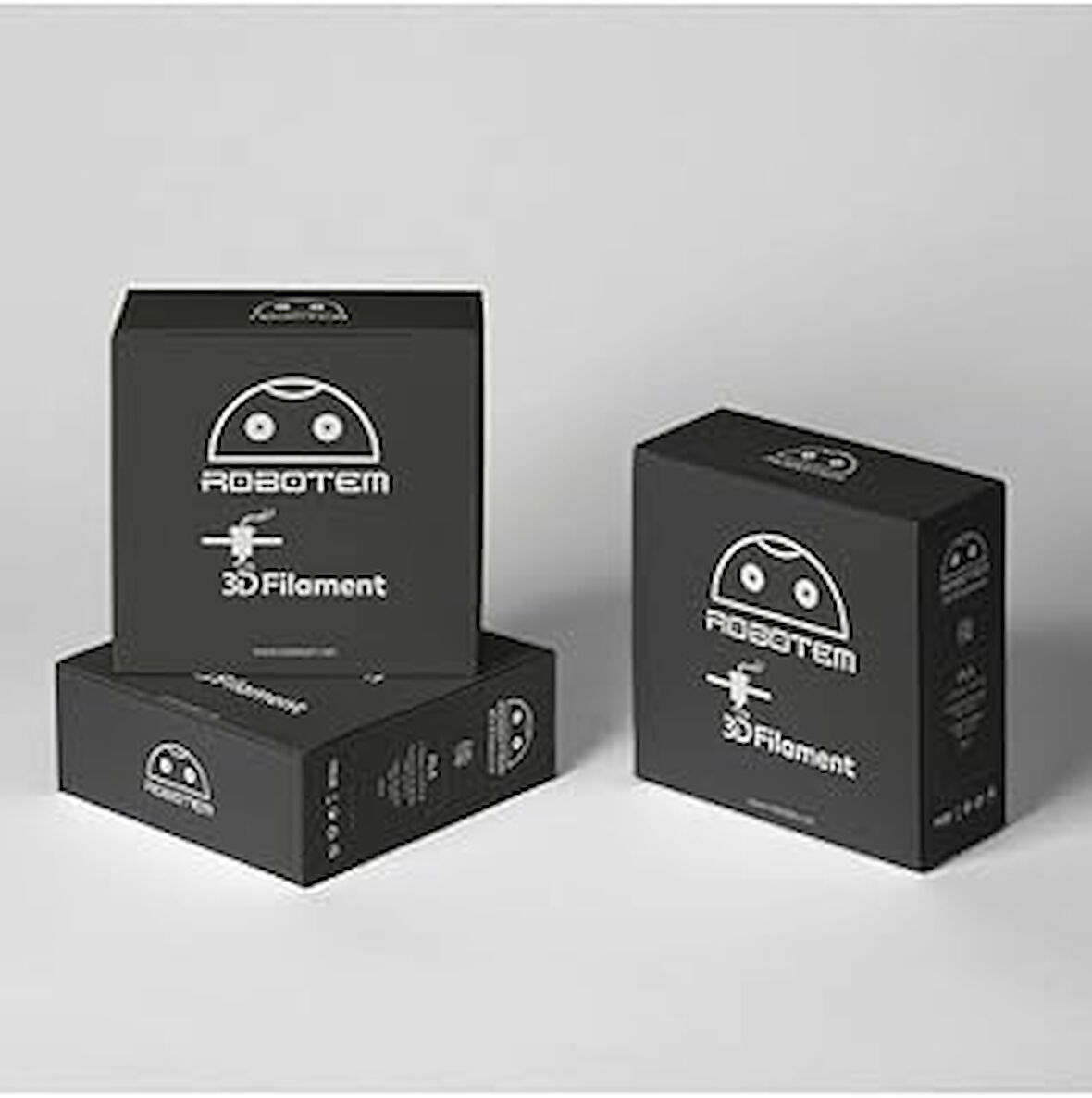 Robotem Siyah Pla + Filament 1.75 mm 1Kg