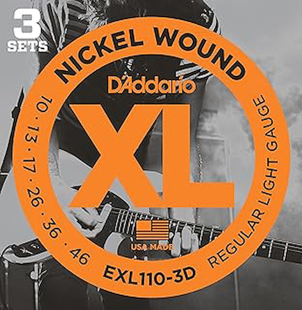 D'Addario Elektro Gitar Tel Seti, Xl, 10-46, Nickel