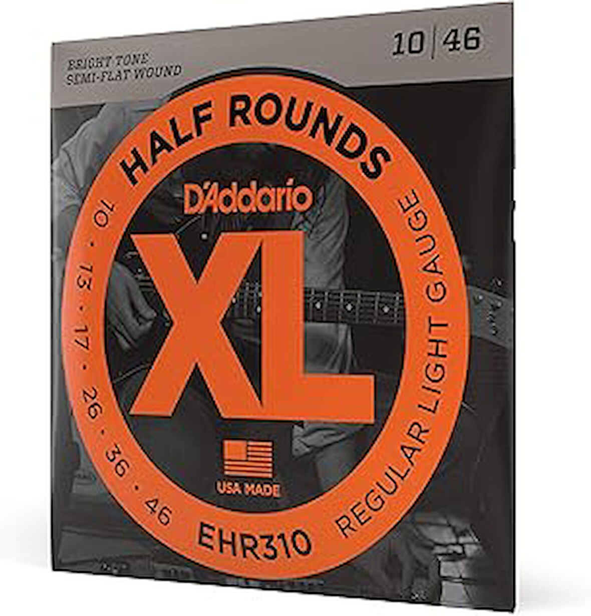 D'Addario Ehr310 Elektro Gitar Tel Seti, Xl, Half Rounds, Regular L