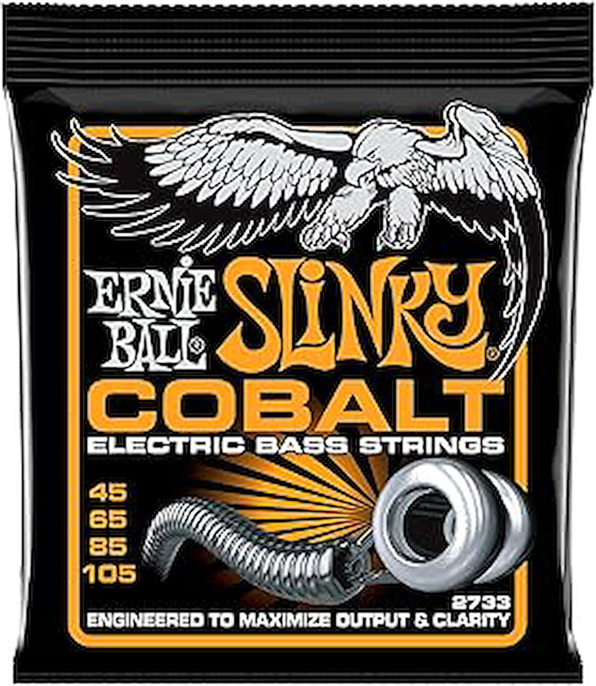 Ernie Ball Hybrid Slinky Kobalt Elektrik Bas Enstrüman Telleri, Ölçü 45-105