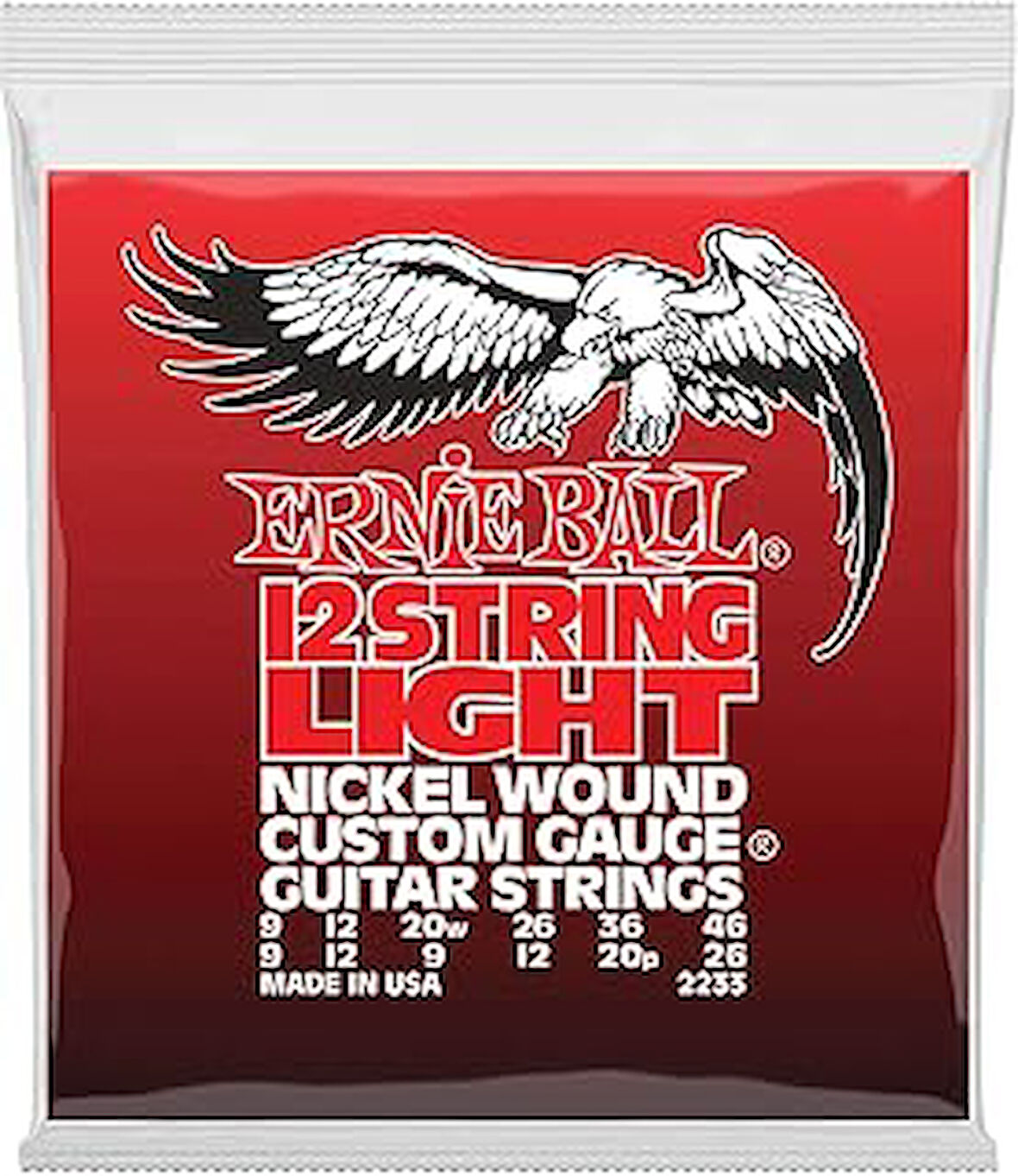 Ernie Ball Nikel Sargı 12 Tel 09-46 Light