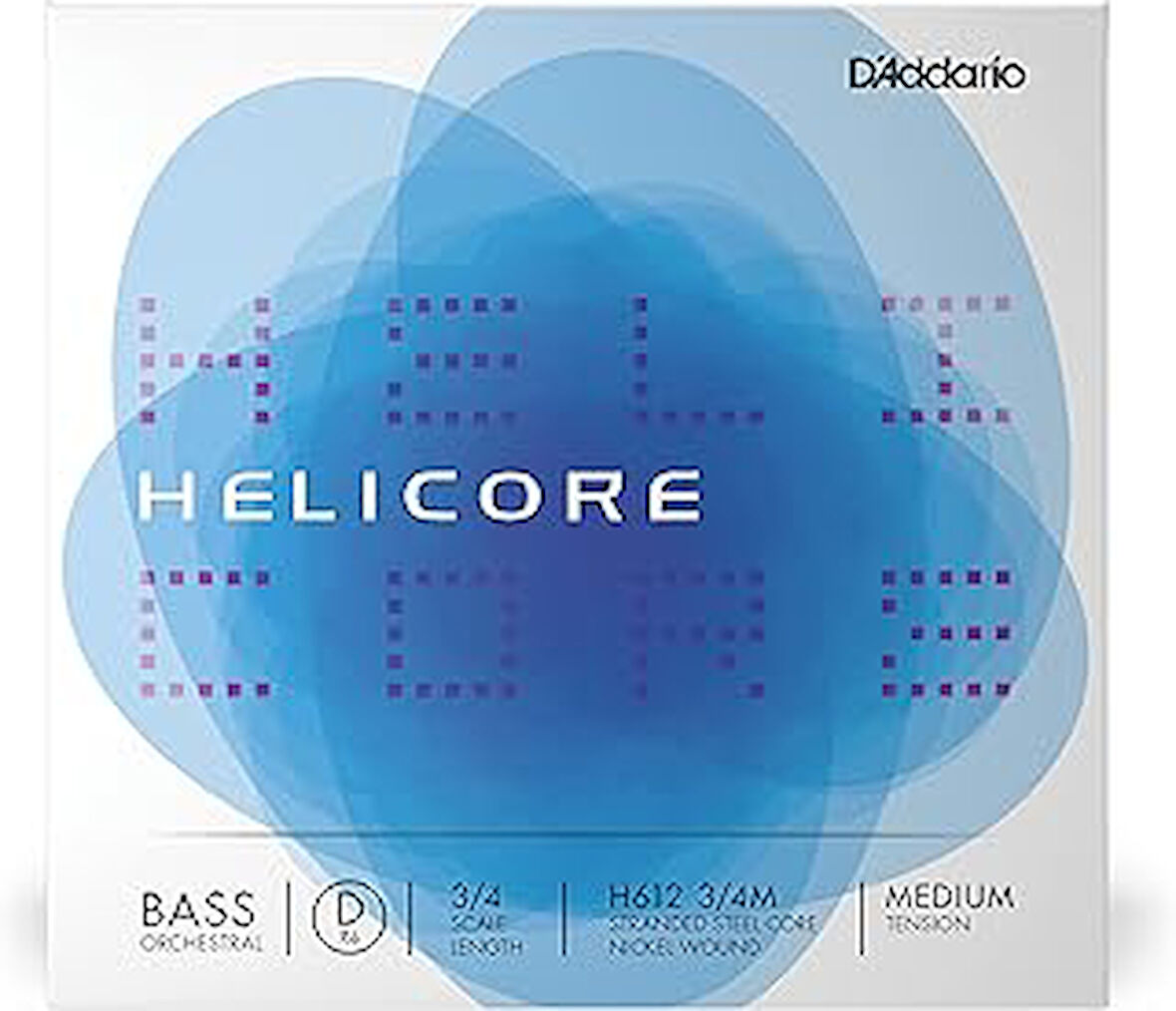 D'Addario H612 3/4M Helicore D Kontrabas Teli