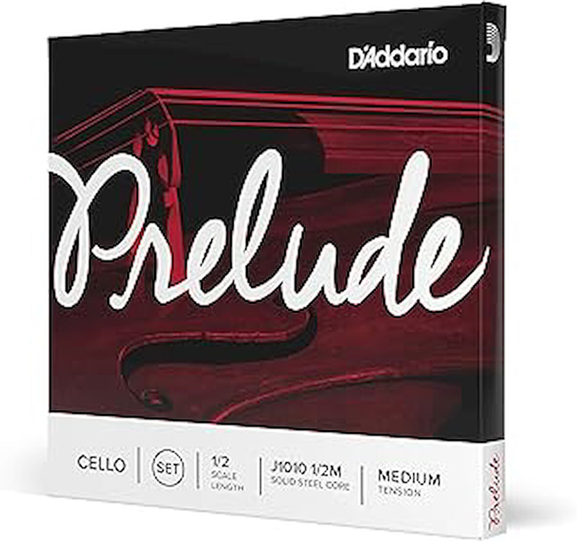 D'Addario J1010 1/2M Cello Tel Seti, Prelude, 1/2 Scale, Medium Tension