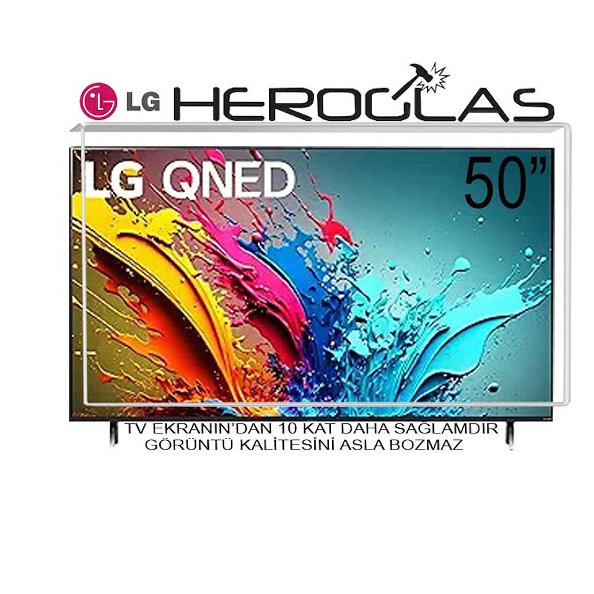 Heroglas LG 50NANO81T6A 50"Inç 127 Ekran Tv Ekran Koruyucu