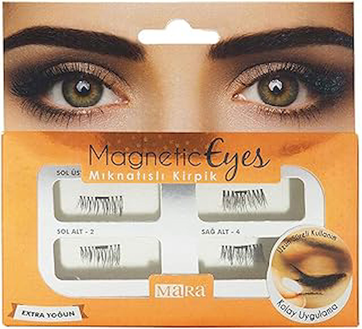 Mara Kozmetik Magnetic Eyes Mıknatıslı Kirpik Extra Yoğun, Siyah