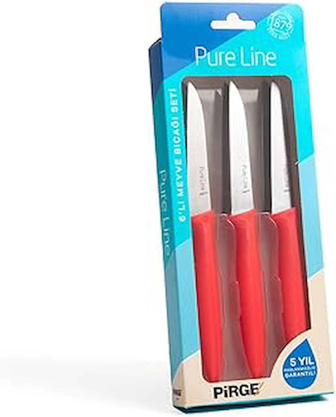 Pure Line Meyve Bıçağı Seti 9 cm - Soyma, Doğrama, Dilimleme, Sebze, Meyve Bıçağı