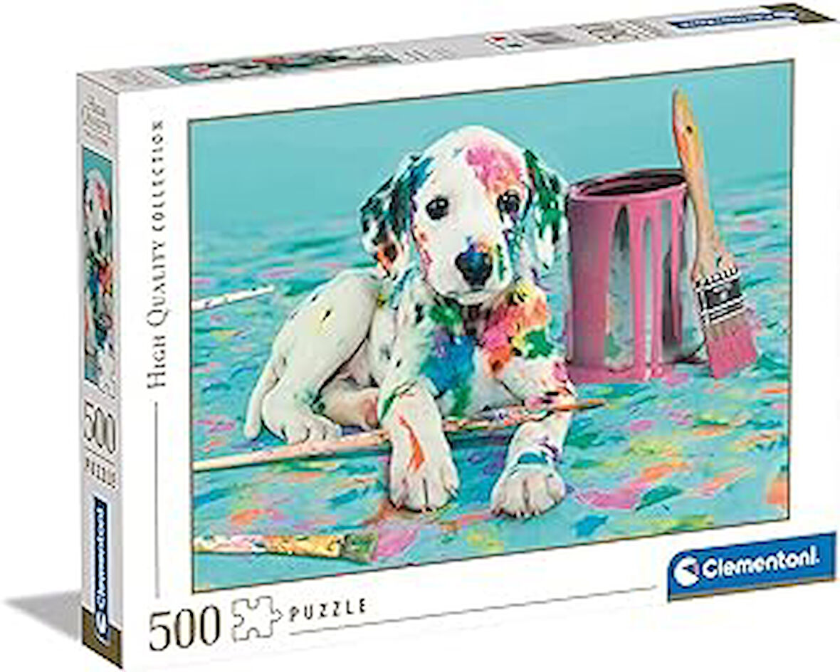 35150 Collection-The Funny Dalmaçyalı 500 Parçalı Yapboz Yetişkinler için, İtalya'da üretilmiştir, çok renkli