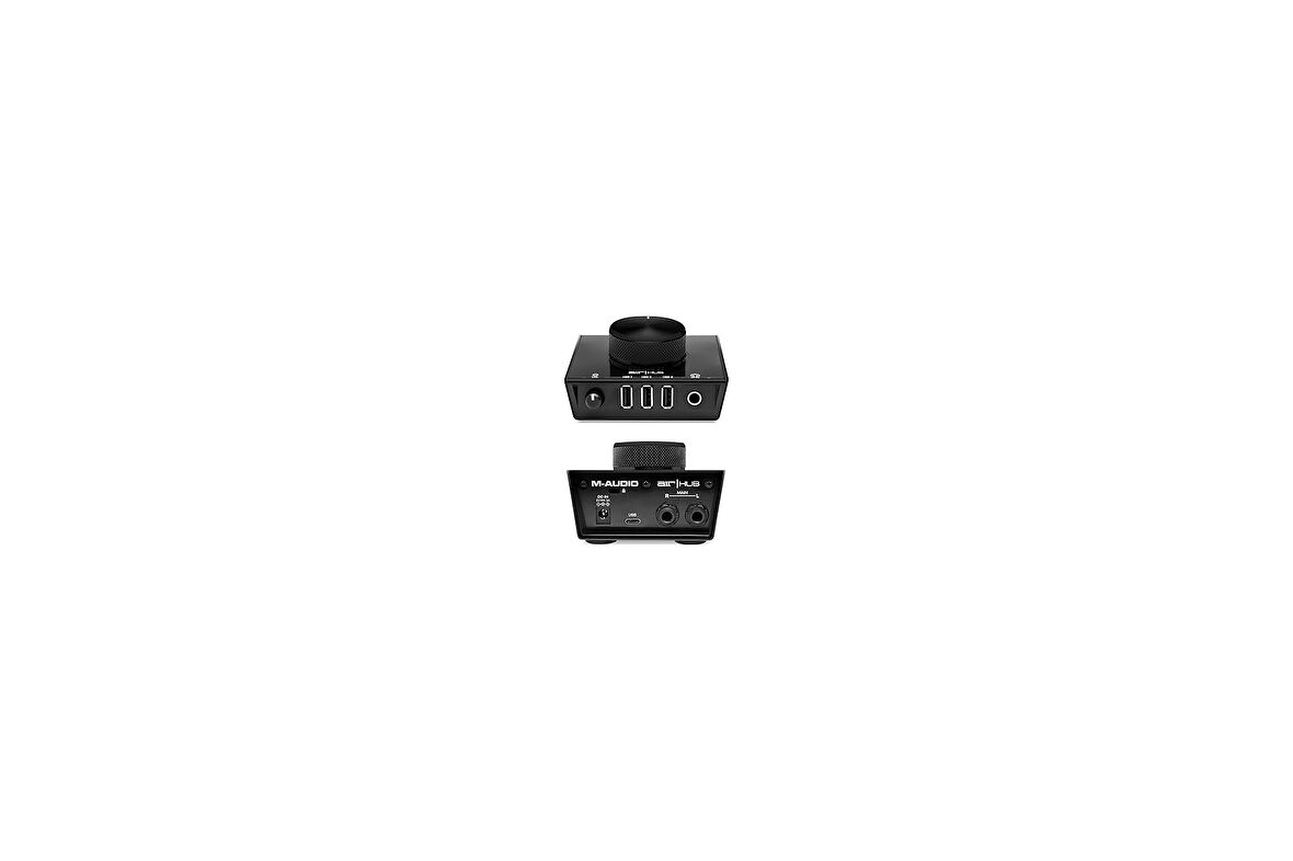 M-Audio AIR|HUB - 3 USB hub'a sahip USB ses arabirimi