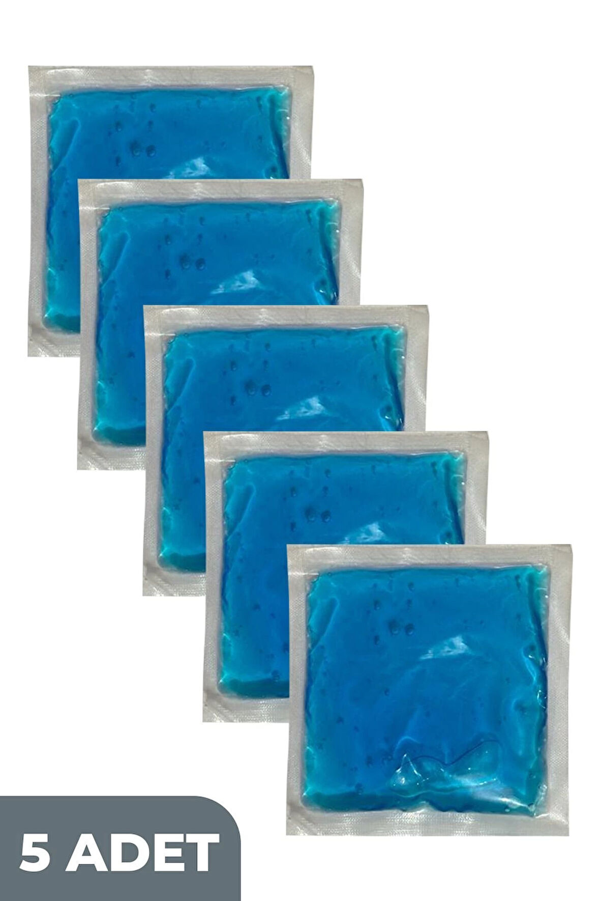 Termojel Sıcak Soğuk Kompres Jel Buz Paketi, 5 Adet Soğutucu Jel Isıtıcı Jel Kompres 13cmx13cm