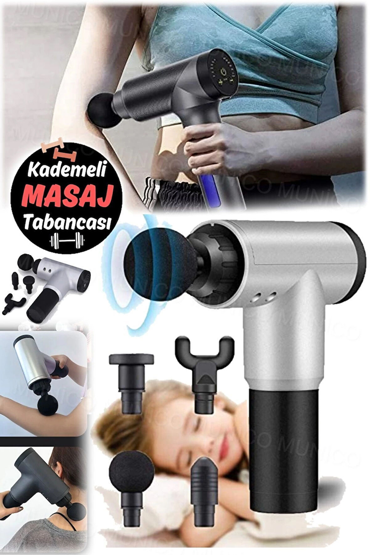 Şarjlı Masaj Tabancası: Yorgun Kaslar İçin Profesyonel Terapi ve Rahatlama Spor Sonrası İyileşme