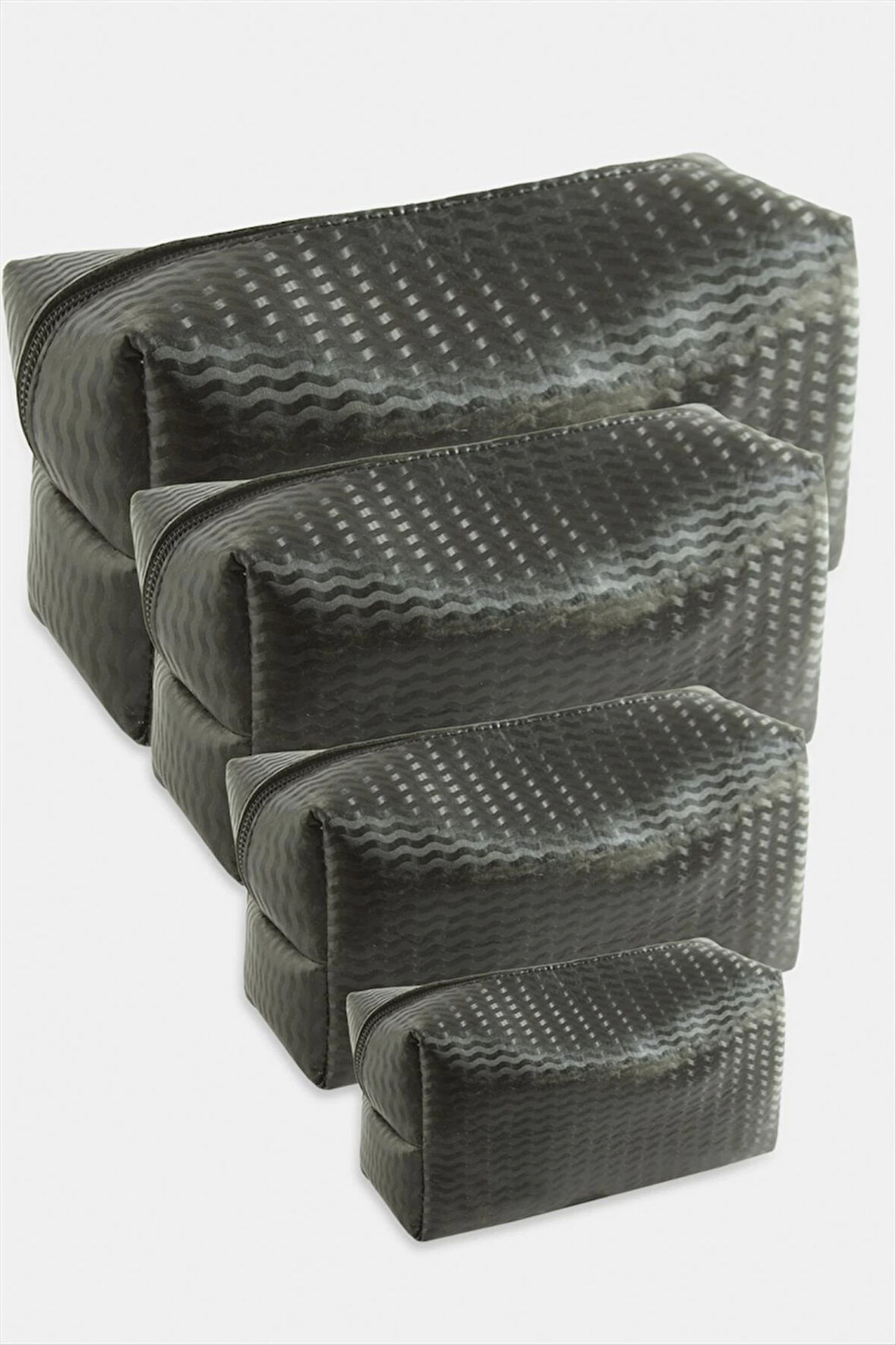 4 Adet El Tutmalı Makyaj Çantası