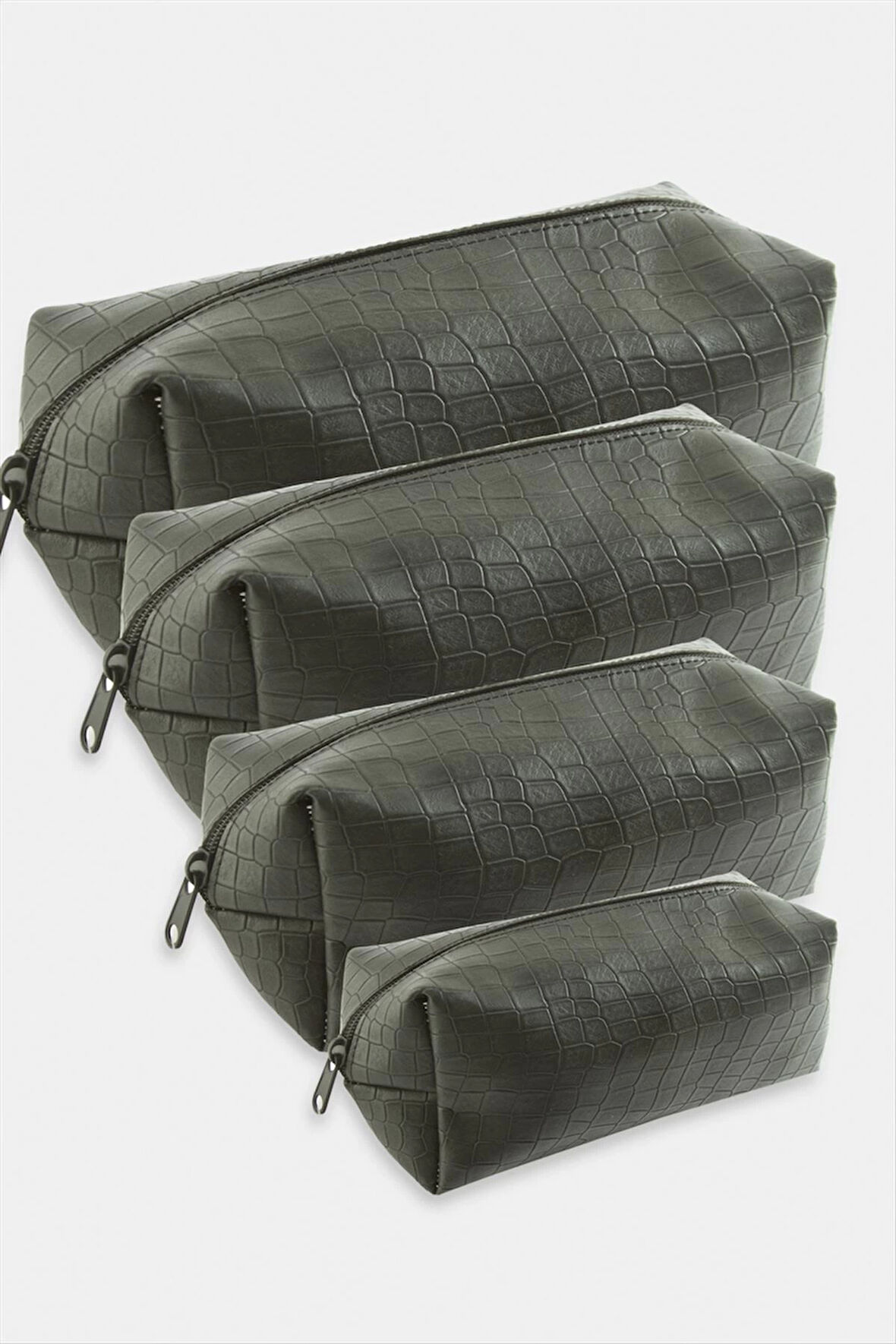 4 Adet El Tutmalı Makyaj Çantası