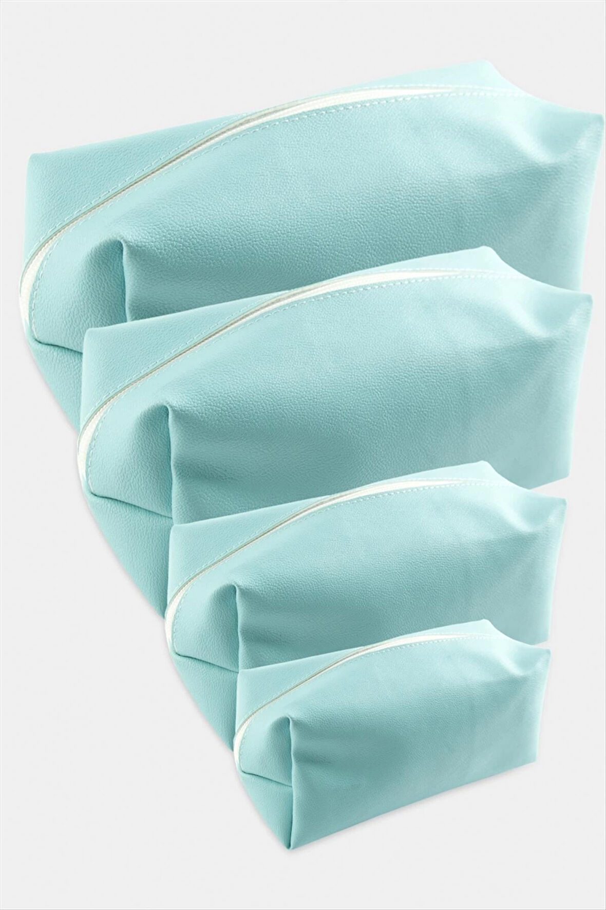 4 Adet El Tutmalı Makyaj Çantası