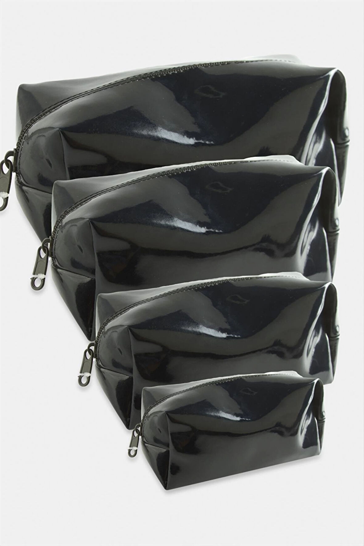 4 Adet El Tutmalı Makyaj Çantası