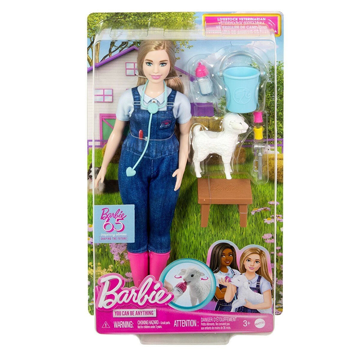 HRG42 Barbie 65. Yıl Deluxe Kariyer Bebekleri - Veteriner