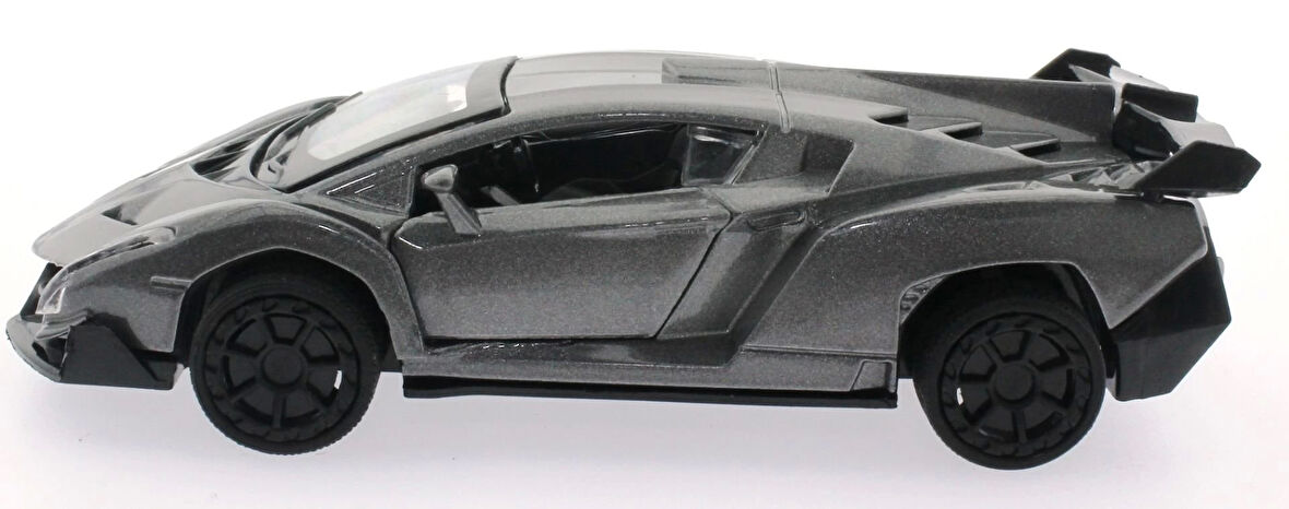 Çek Bırak Gri  Metal Spor Araba Sl6607B