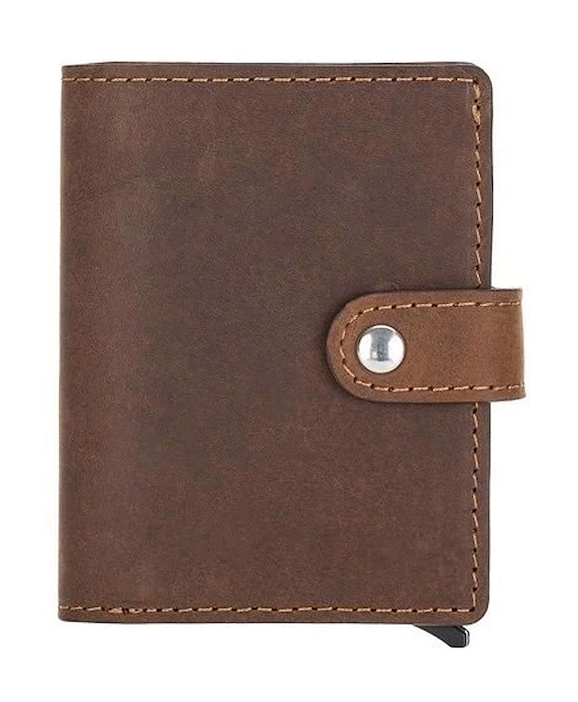 Palermo Deri Cüzdan Kartlık Mekanizmalı G2 Kahve