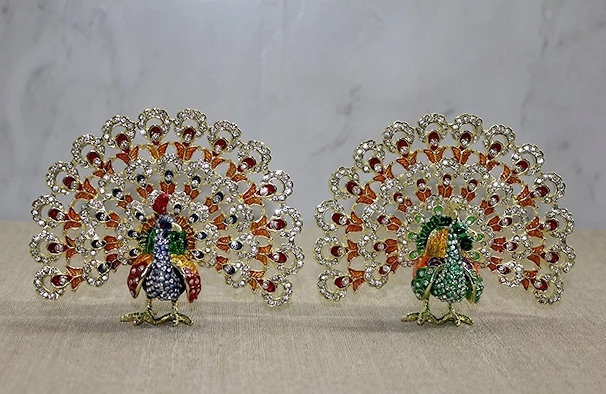 Swaroski Tavuskuşu Alk3834