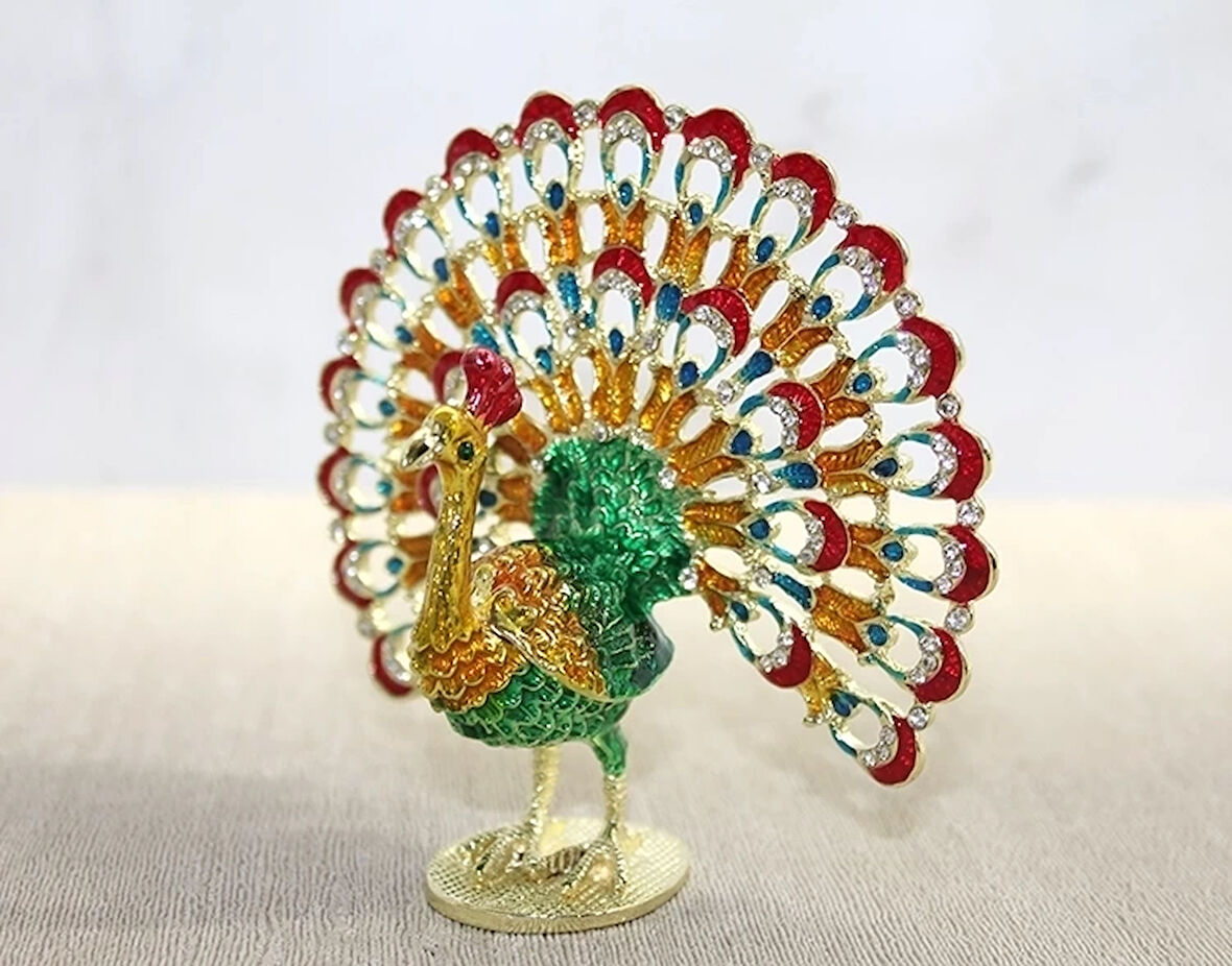 Swaroski Tavuskuşu Alk3832