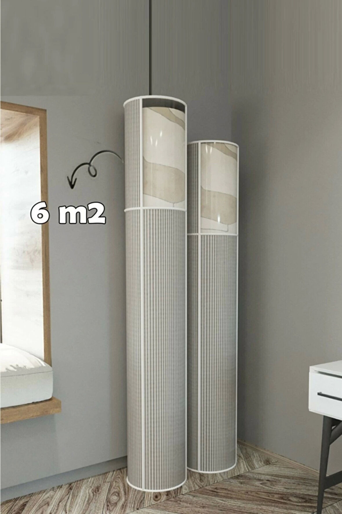 Hava Geçiren Özellikli Pvc Pencereli Halı Kılıfı Hurcu 00661 (6 M2)
