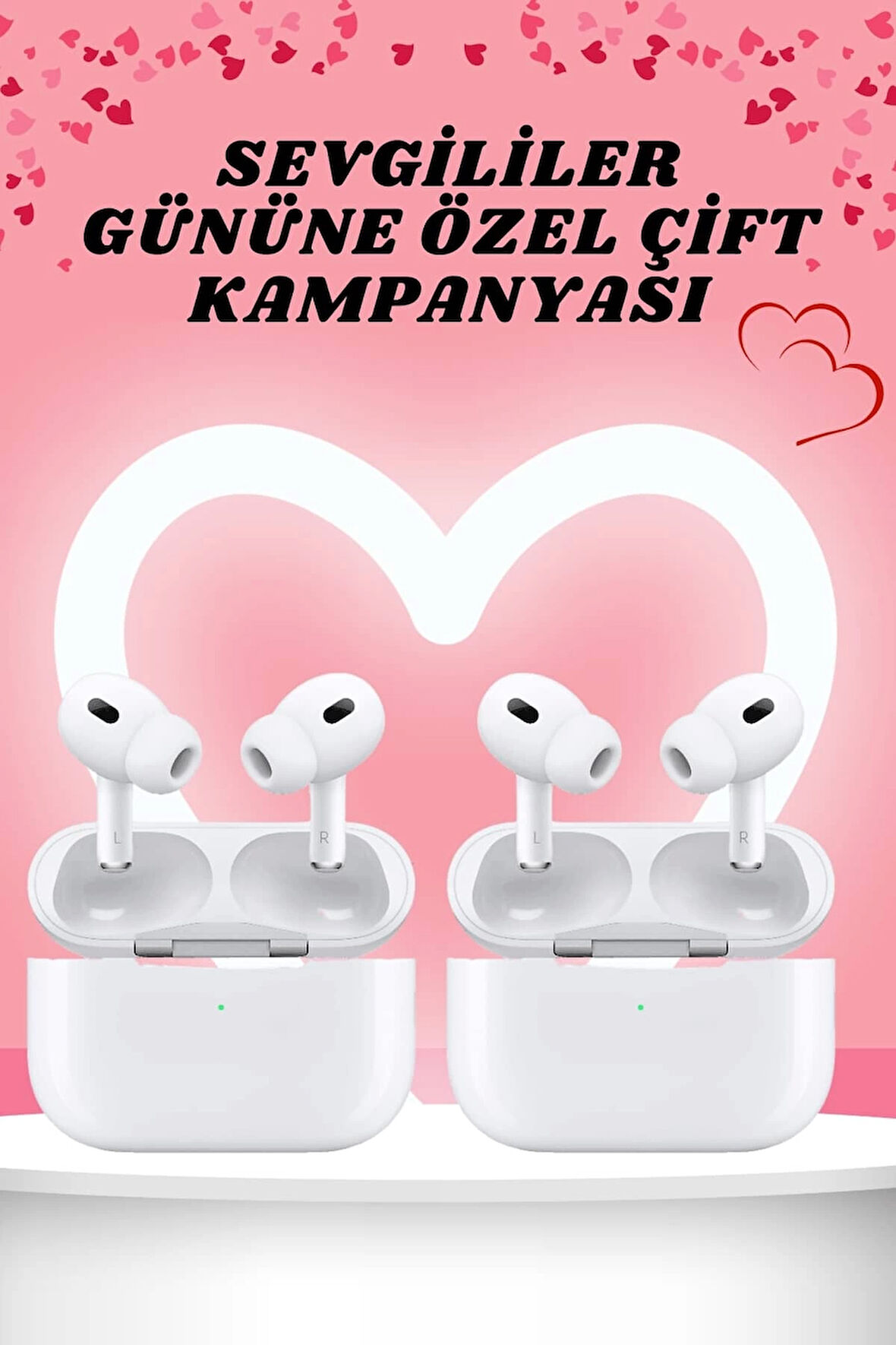Sevgiliye Hediye Çift Kulaklığı Yeni Nesil Pro Kulaklık Sevgililer Gününe Özel Kampanya