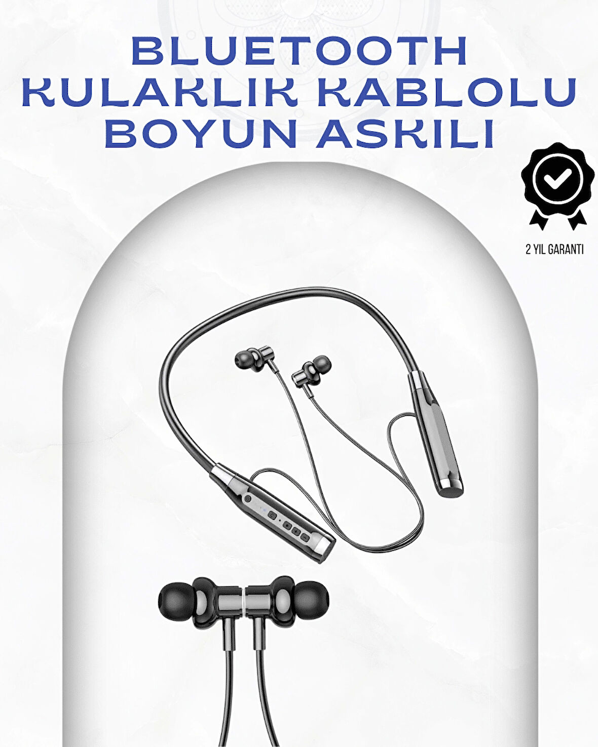 Boyun Askılı Kablosuz Kulaklık – 120 Saat Kesintisiz Müzik Keyfi