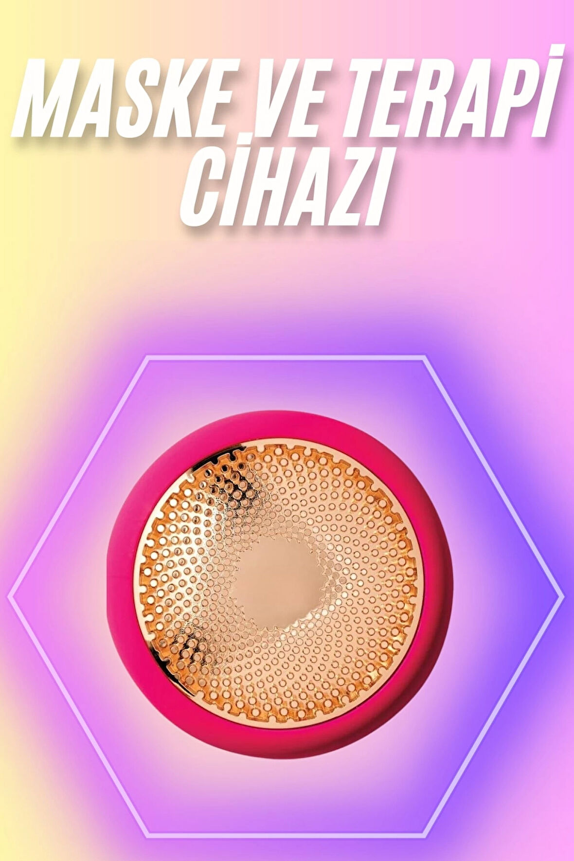 Mini Saç Derisi Masaj Aleti Led Işık Terapisi Cildi Yatıştırır ve Dengeler