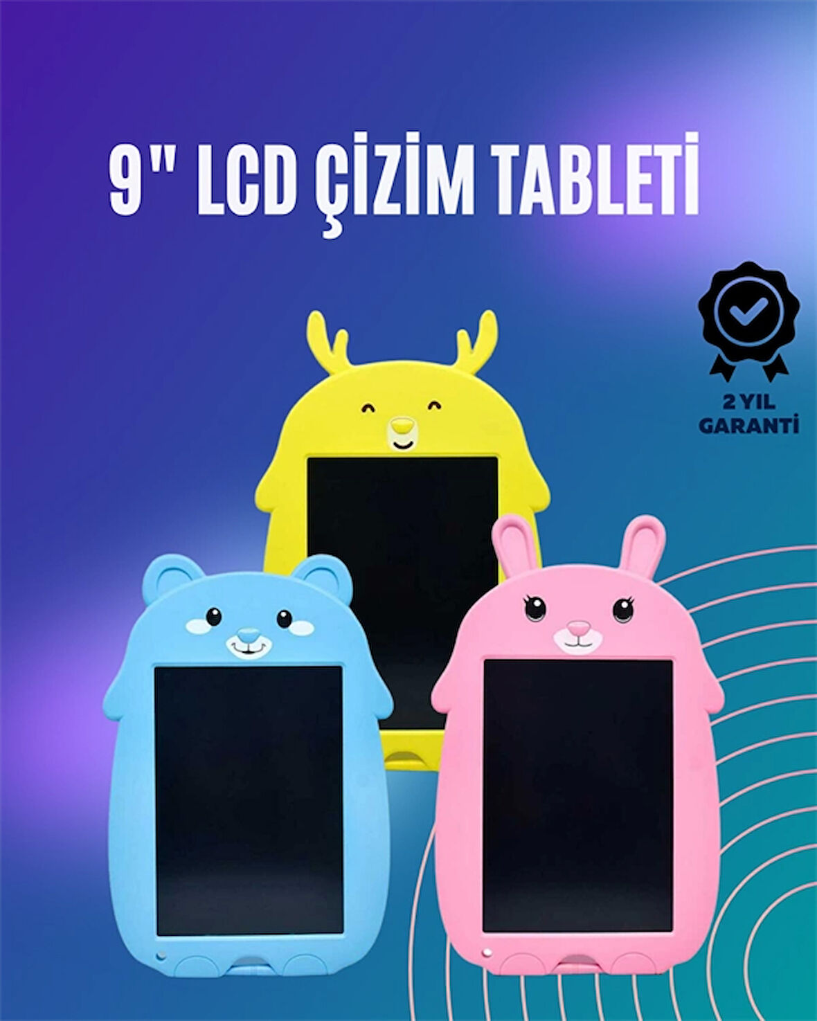 Hafif ve Kompakt Tasarımlı Kağıtsız LCD Yazı Tahtası