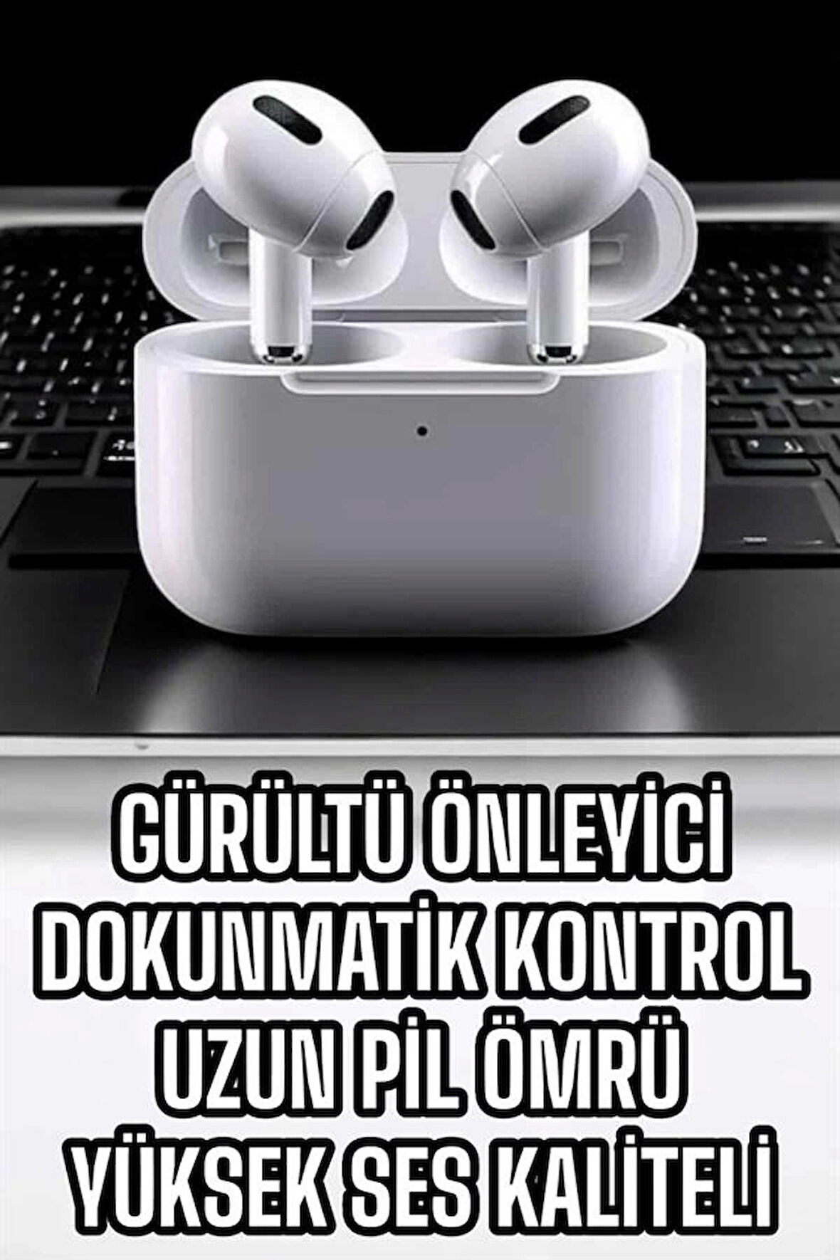 3.Nesil TWS Bluetooth Kulaklık Mikrofonlu ANC Özelliği Dokunmatik Kontrol