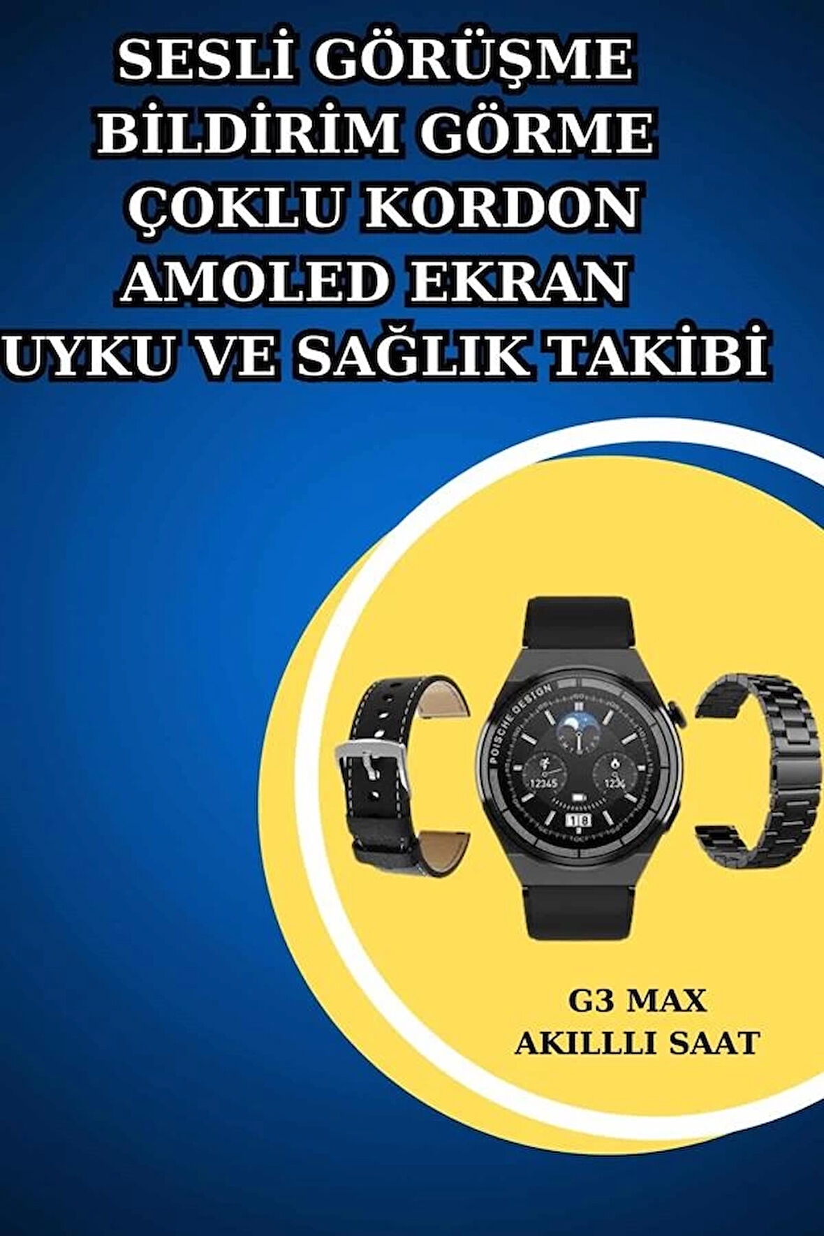 Aksesuar Hediyeli Akıllı Saat ve Dijital Göstergeli Powerbankli Bluetooth Kulaklık