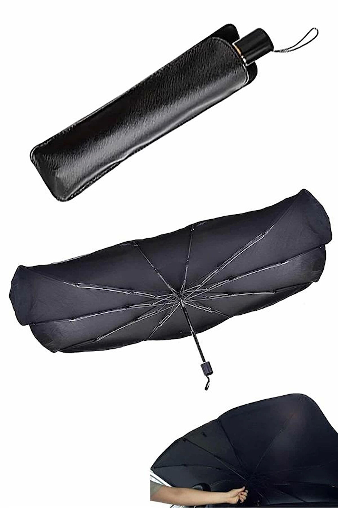 Tüm Araçlar İçin Şemsiye Güneşlik Ön Cama Uygun Özel Kaplama